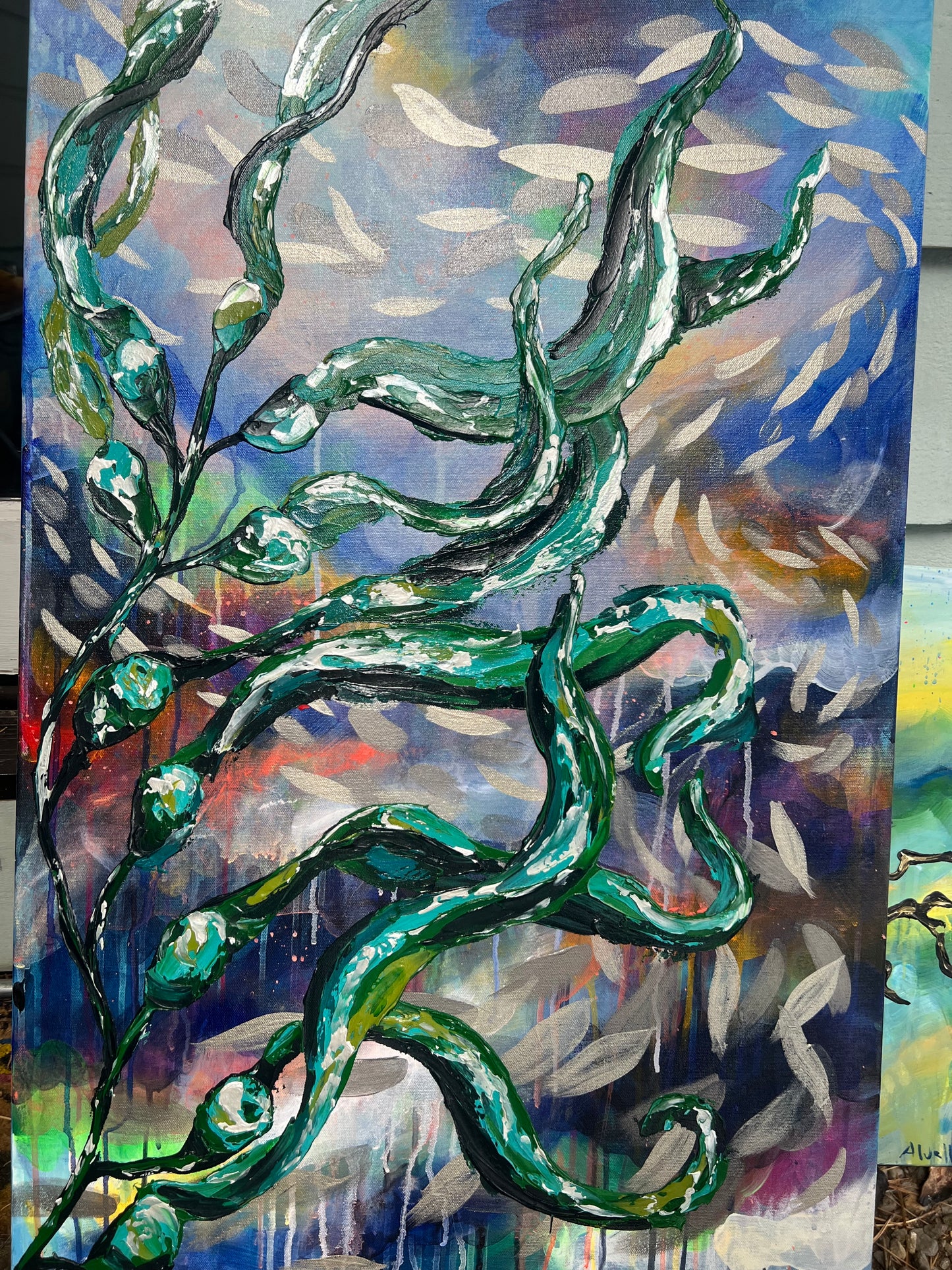 Shimmering Kelp 36x24”