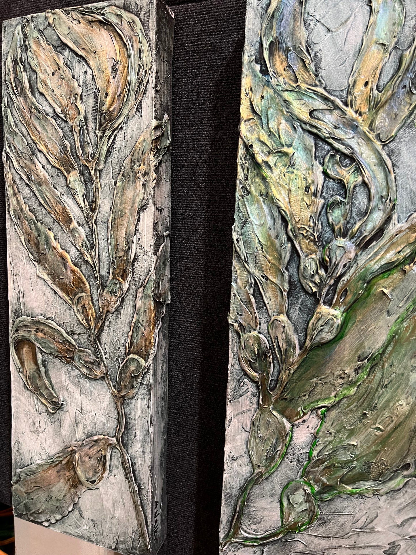 Small Mix Media Kelp II