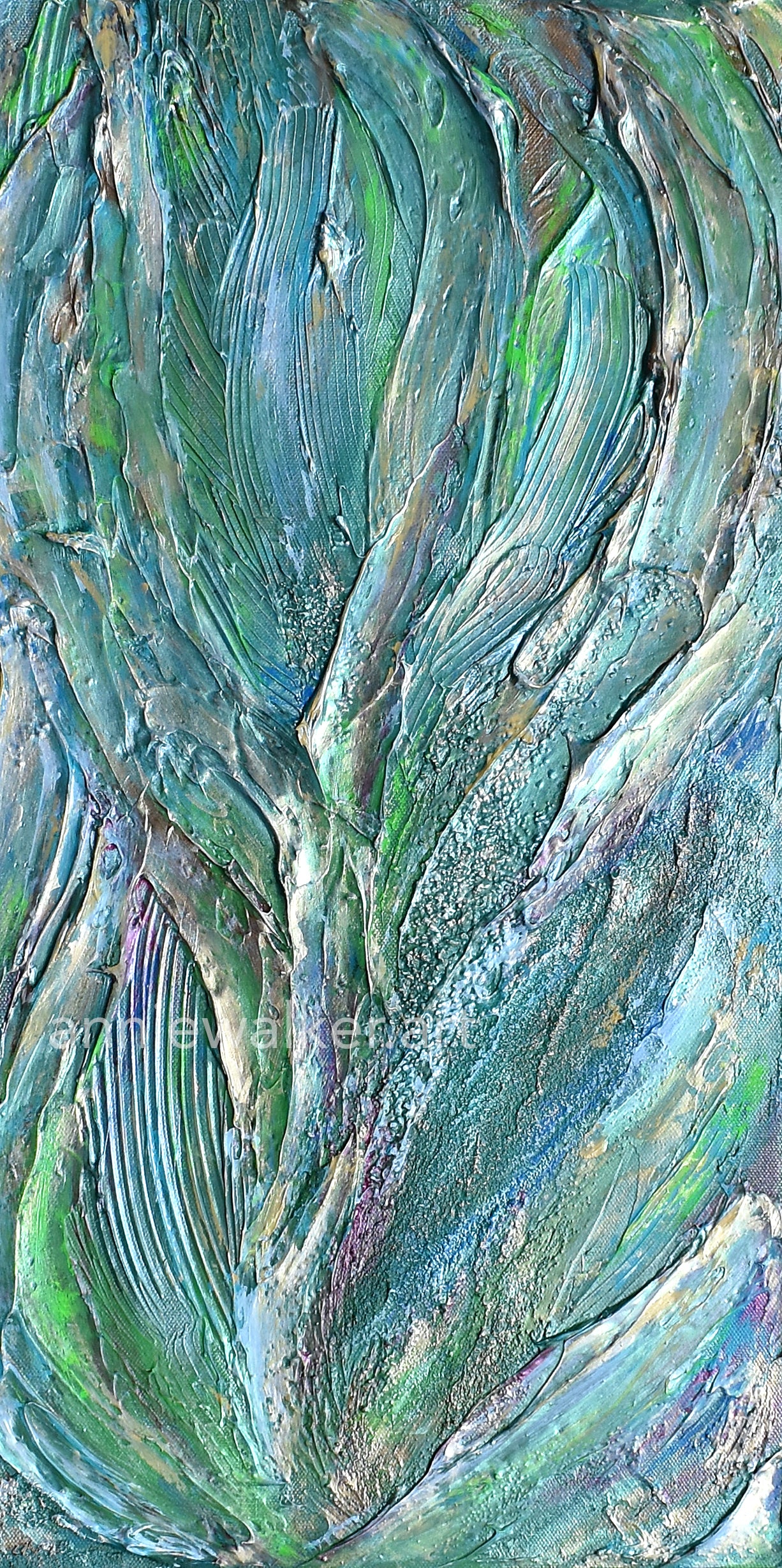 Green Seaweed 24x12"