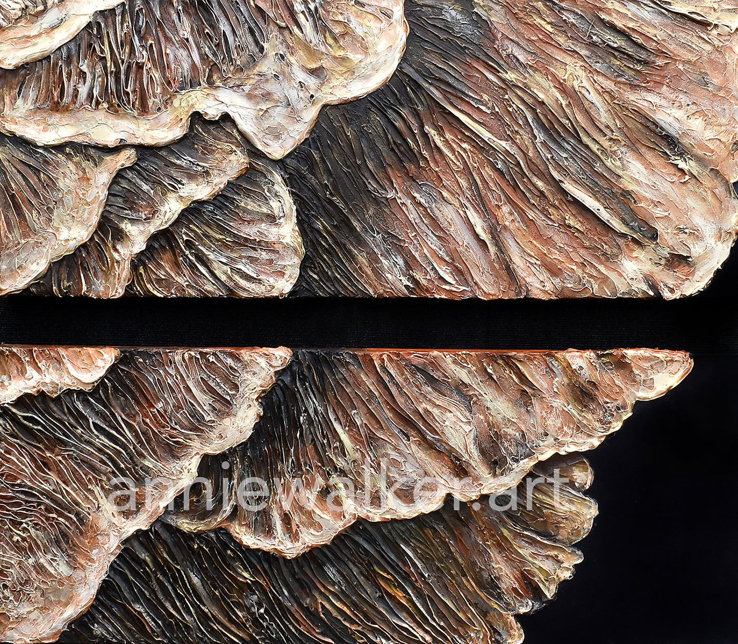 Oyster Mushroom Diptych 32x40"