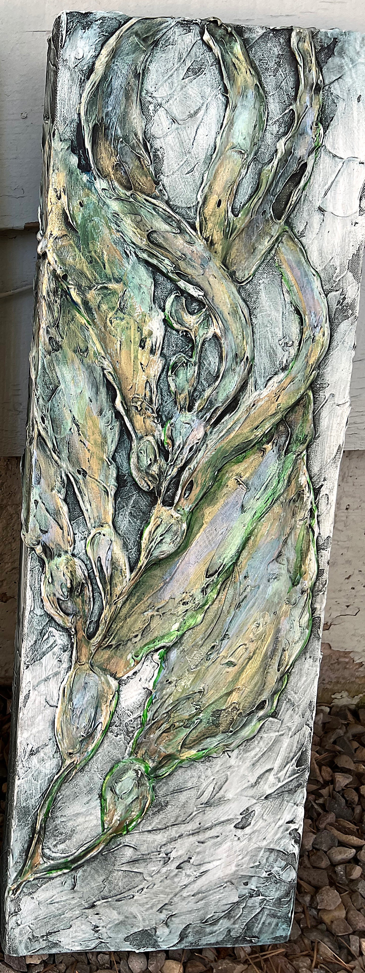 Small Mix Media Kelp II