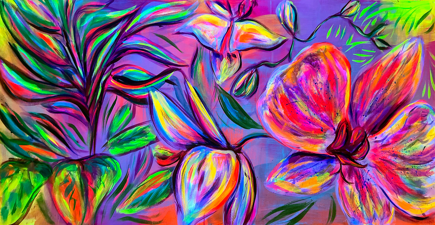 Tropical Paradise 24x48"