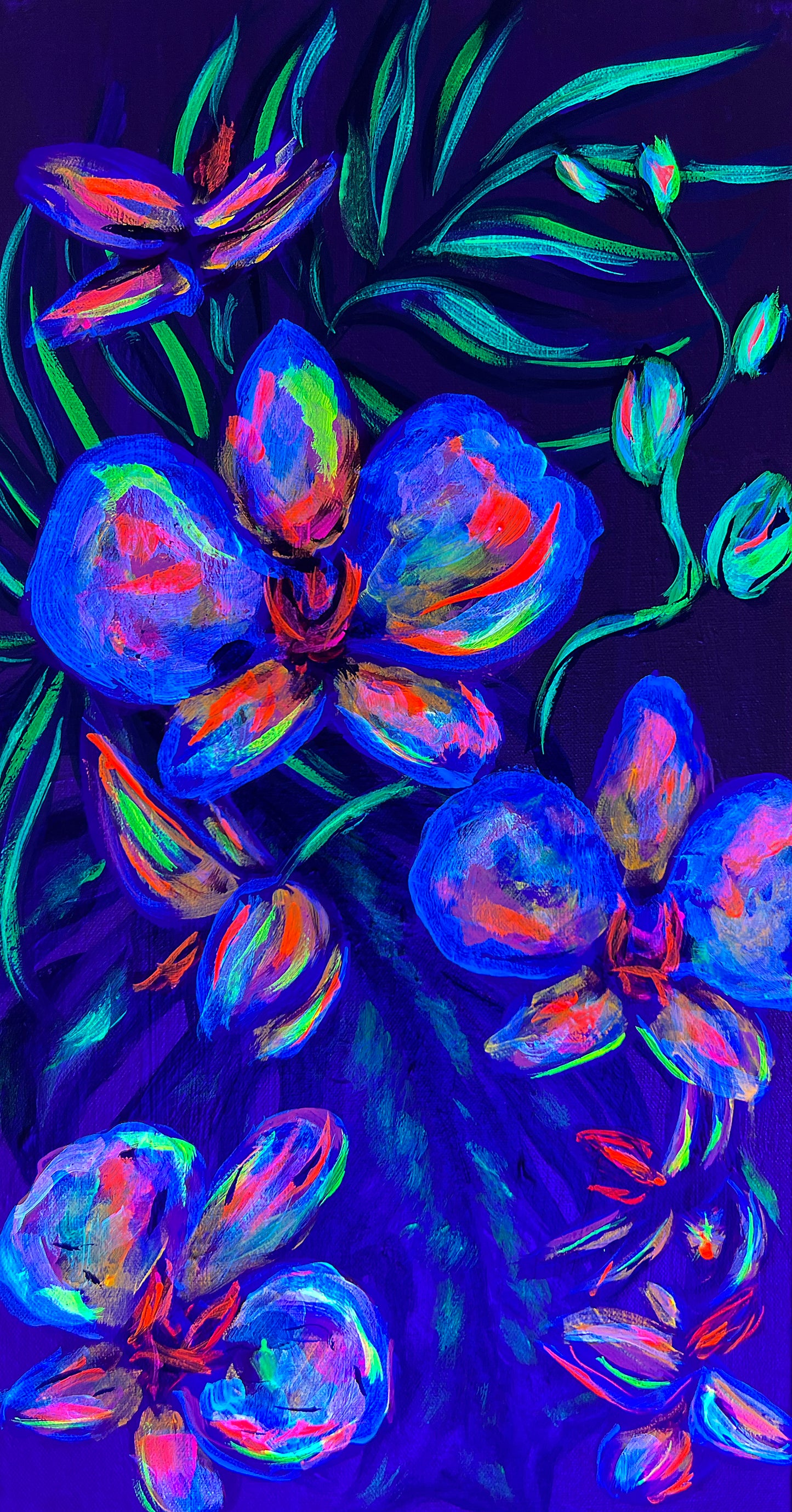 Tropical Orchids 24x12"