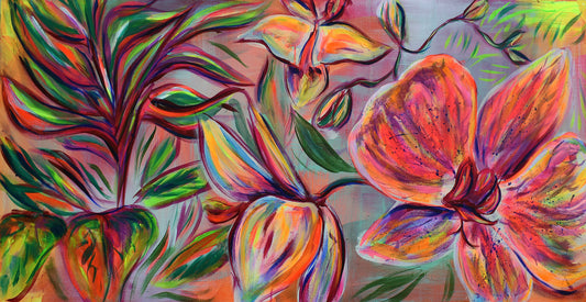 Tropical Paradise 24x48"