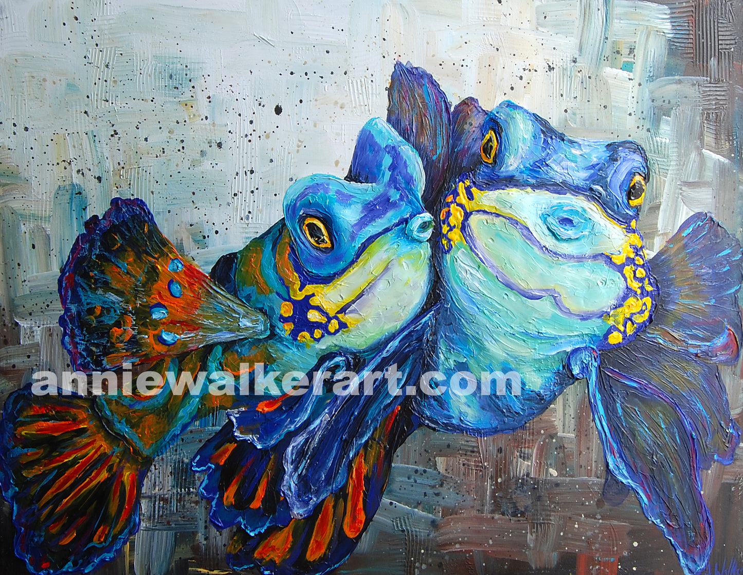 Mandarin Goby Fish Print