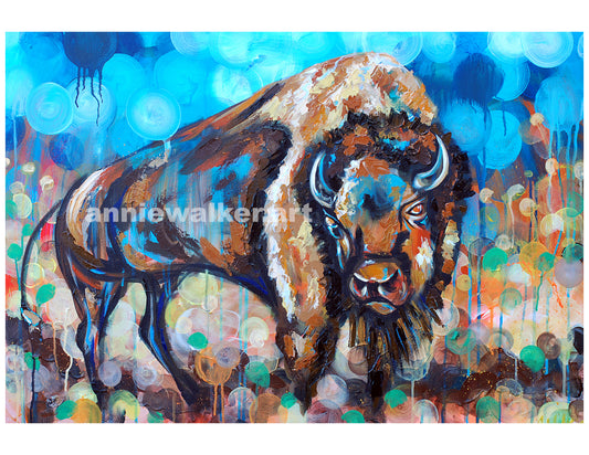 Great American Bison Print